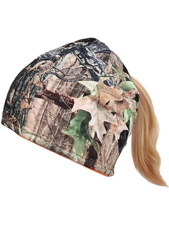 Reversible Women\'s Performance Beanie - Windproof Fleece Hat for Hiking main image 5